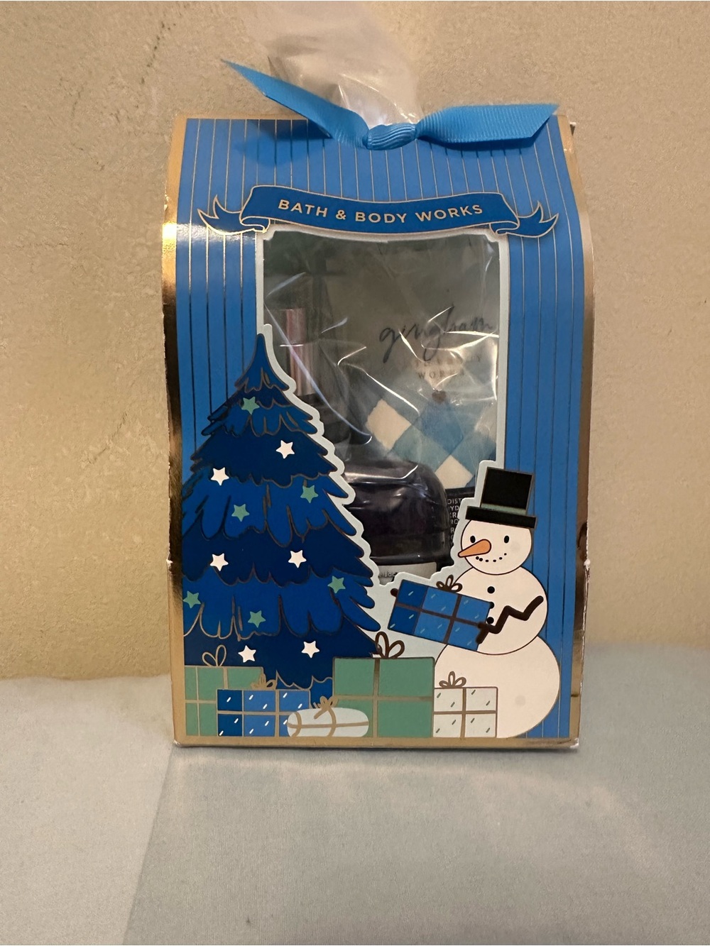 Bath & Body Works Gingham Holiday 3-Piece Gift Set – New